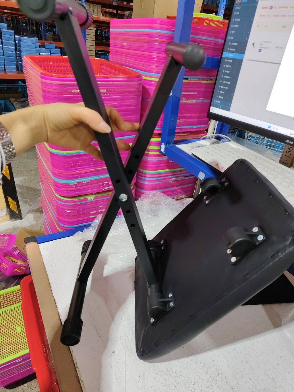 Single Guzheng Piano Lifting Folding Guitar Childrens Adjustable Practicing Bench