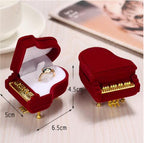 Europe Type Acts The Role Of Article Receives Box Piano Ring Box