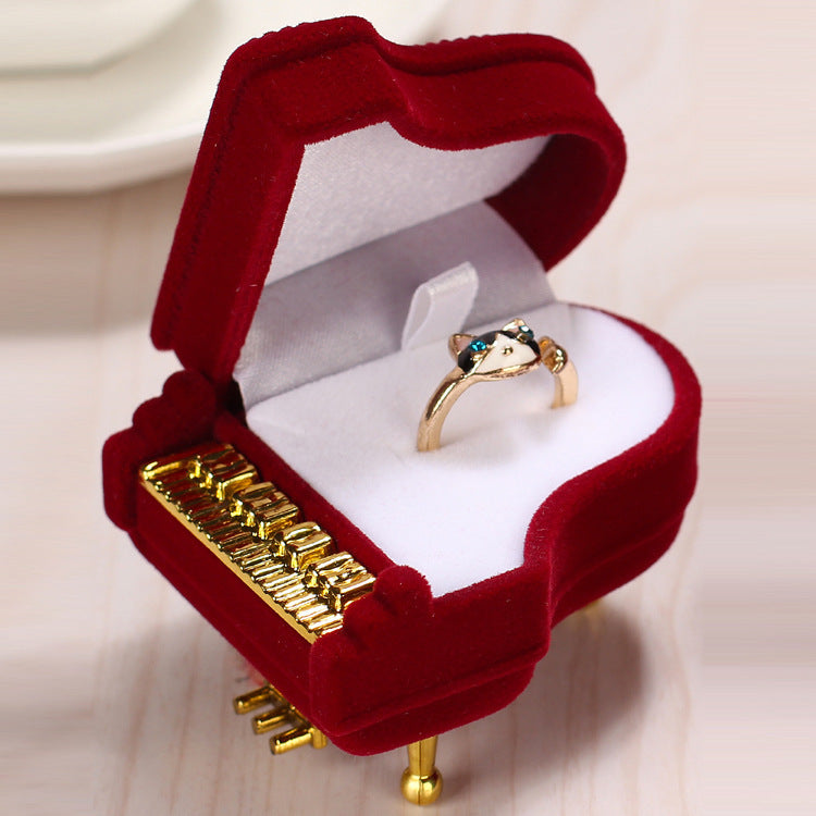 Europe Type Acts The Role Of Article Receives Box Piano Ring Box
