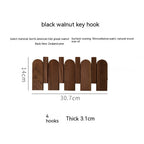 Black Walnut Solid Wood Piano Key Hanger