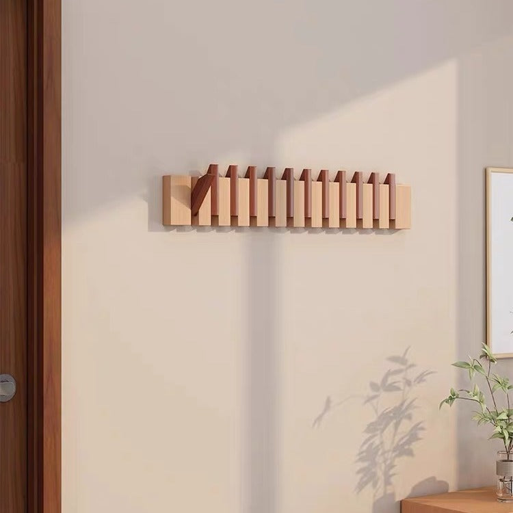 Solid Wood Piano Keys Hook Punch-free