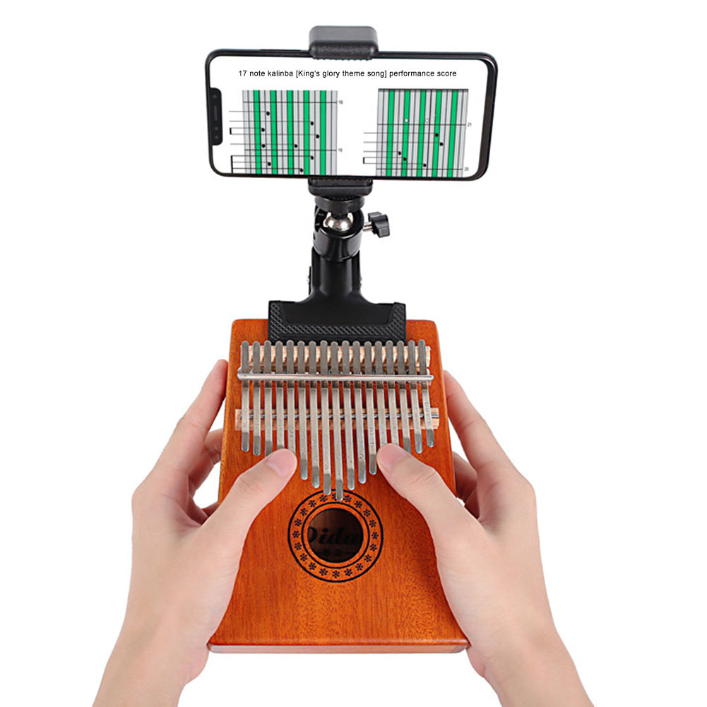 Plastic carlimba thumb piano guitar head phone holder