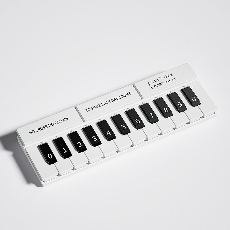 Piano Temporary Parking Sign Creative Decoration Car Supplies