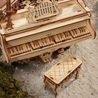 ROKR AMK81 Magic Piano 3D DIY Puzzle With Music Wooden Building Kits For Gifts