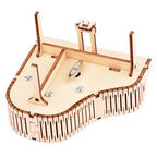Handmade Diy Children Puzzle Piano Clockwork Music Box