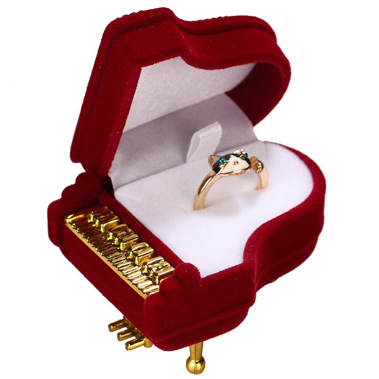 Europe Type Acts The Role Of Article Receives Box Piano Ring Box