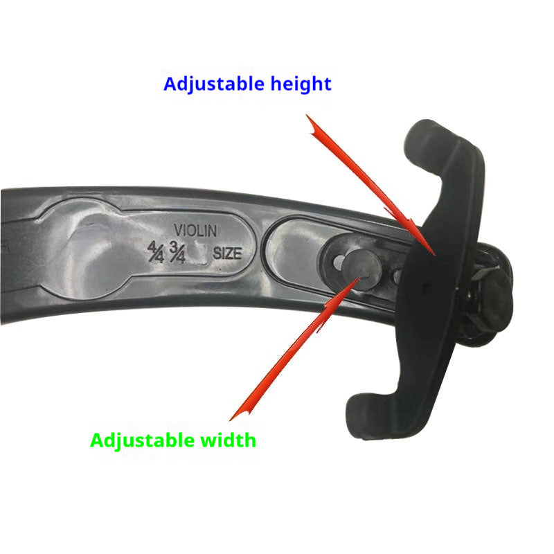 Height Adjustable Violin Plastic Shoulder Rest Shoulder Pad Piano Holder