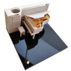 Three-dimensional Carving Sticky Piano Love Nest Note Paper