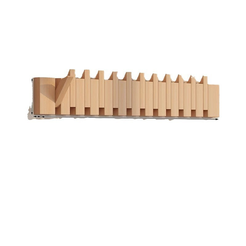 Solid Wood Piano Keys Hook Punch-free