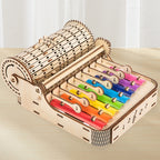 Wooden Children's Early Education Enlightment Hand-shaking Piano Music Strike Toy