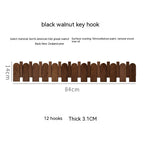 Black Walnut Solid Wood Piano Key Hanger